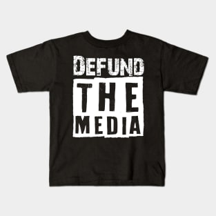 Defund The Media vintage Kids T-Shirt